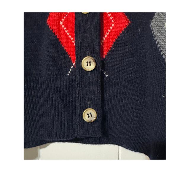 Clark & Gregory · Large · Argyle Sweater Vest · Merino Wool · Scotland Made - Picture 3 of 5